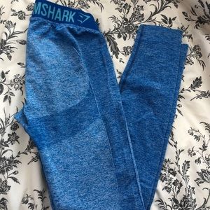 💙🦈 GYMSHARK blue flex leggings